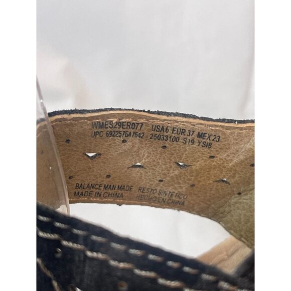 EASY Spirit Sandles Size 6 Women's WMES29ER077 Black - Picture 6 of 14